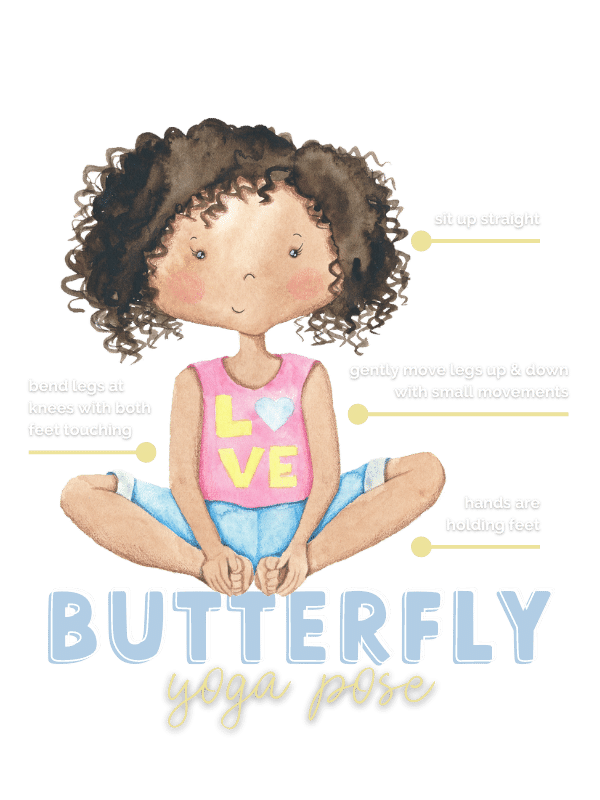Yoga butterfly pose